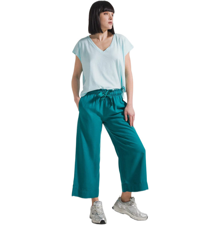 TENCEL CROP PANTS