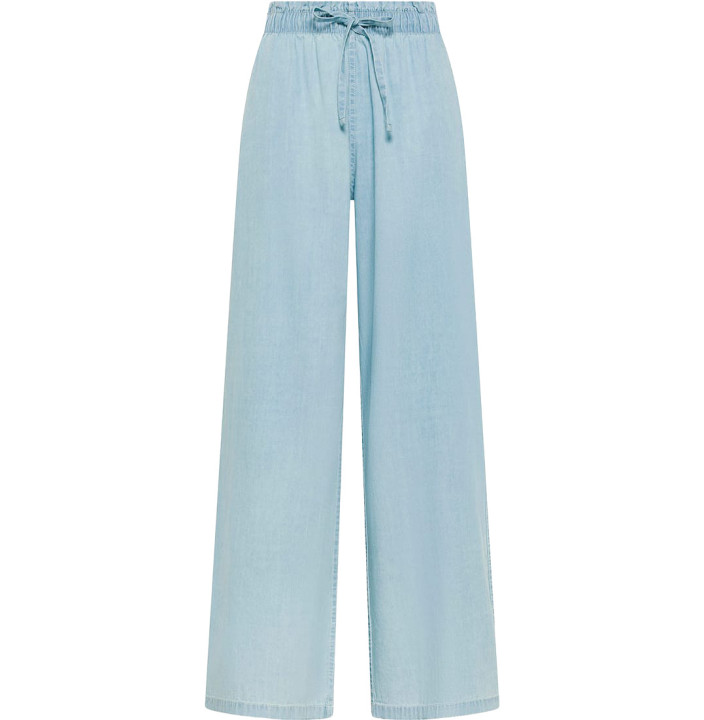DENIM LYOCELL PALAZZO PANTS