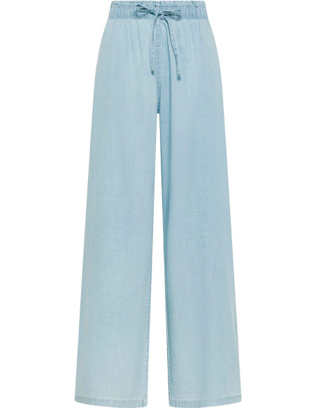 DENIM LYOCELL PALAZZO PANTS