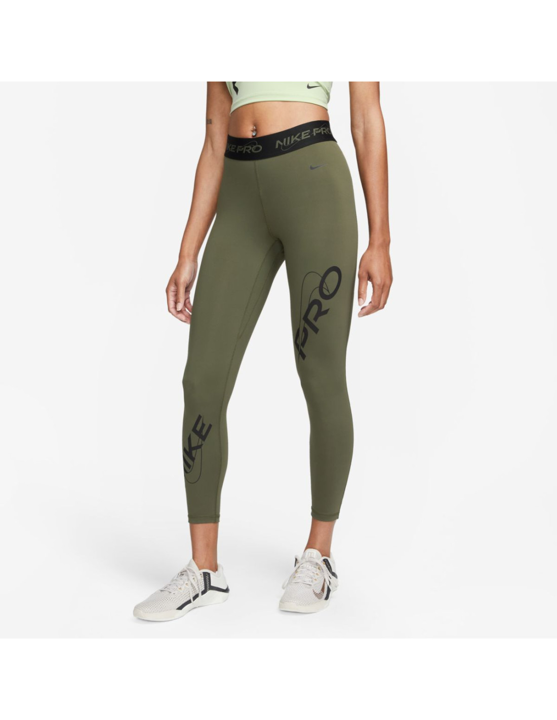 Pro Running Womens Reflective 7/8 Leggings