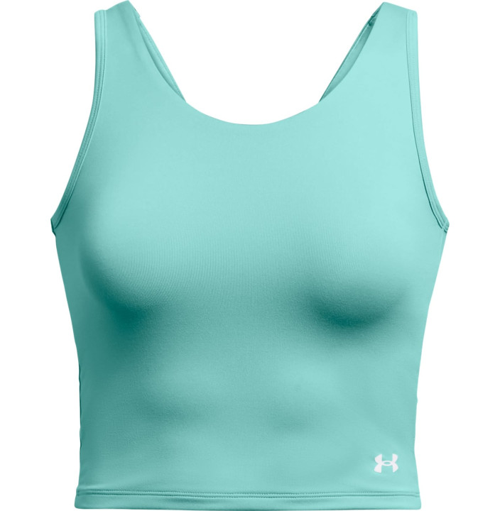 Womens sports bra Under Armour INFINITY MID BRA BLOCKED W green