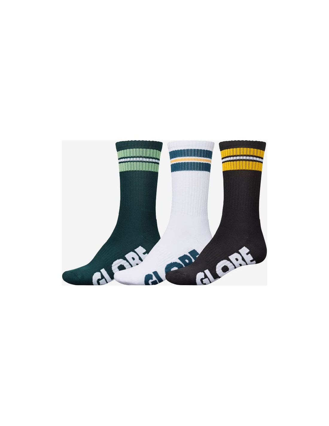OFF COURSE CREW SOCK 3 PACK