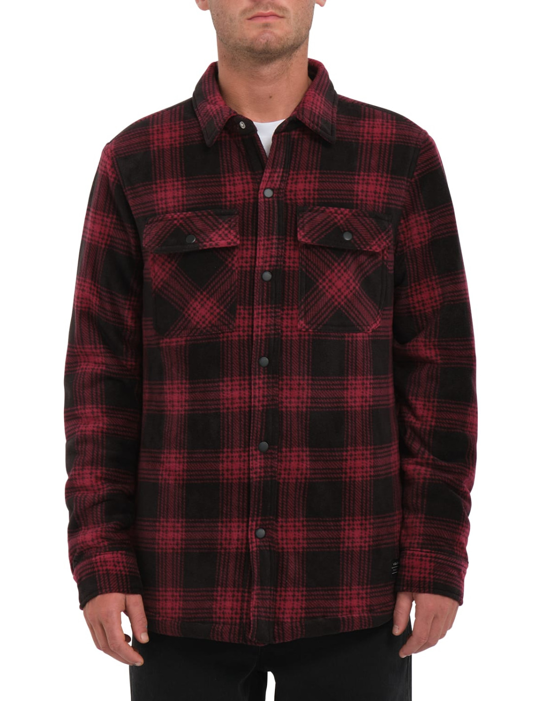 Volcom Bower Polar Volcom Bower Polar Fleece Jacket Black