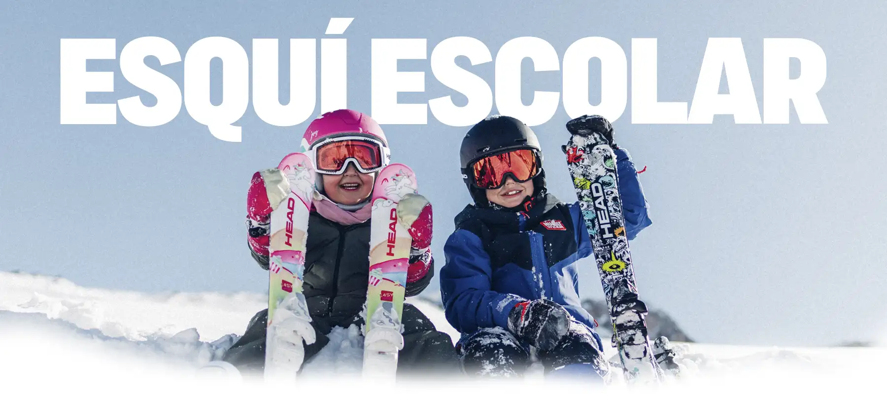Promociones en alquiler de material de esquí escolar para toda la temporada
